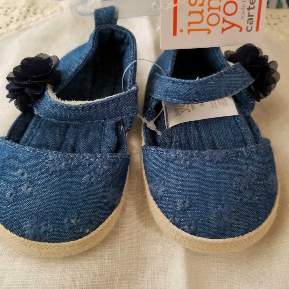 Carter's new born baby shoes
